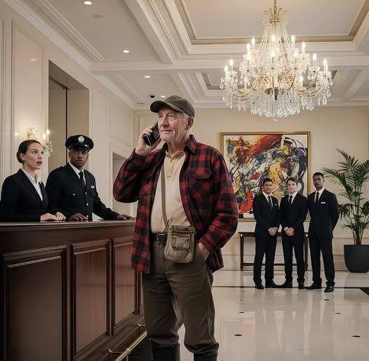 Een boer komt een hotel binnen, maar de receptionist negeert hem — wanneer hij zijn