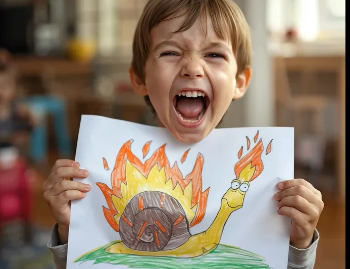 Een Hongaars gezin verhuist naar de VS en schrijft hun kleine kind in op de kleuterschool.