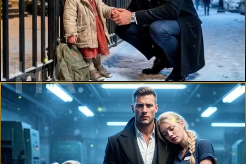 Het kleine meisje zei: “Meneer, mijn moeder is gisteravond niet thuisgekomen…” – De CEO volgde haar de sneeuw in…