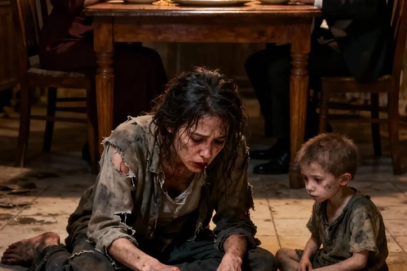 Ik zat op het ziekenhuisbed met mijn handen om mijn buik geslagen, trillend als papier in de wind, terwijl de tl-lampen boven me zoemden en de geur van ontsmettingsmiddel mijn keel vulde…