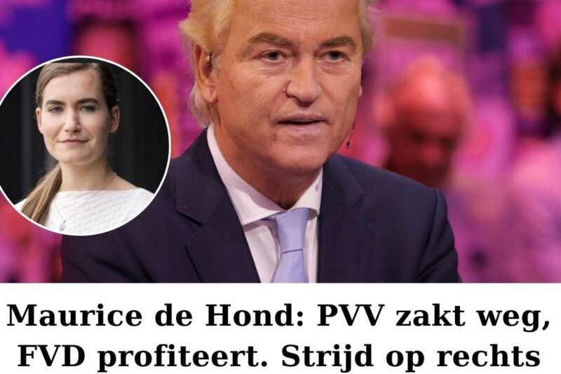 Maurice de Hond: PVV zakt weg, FVD profiteert. Strijd op rechts barst los