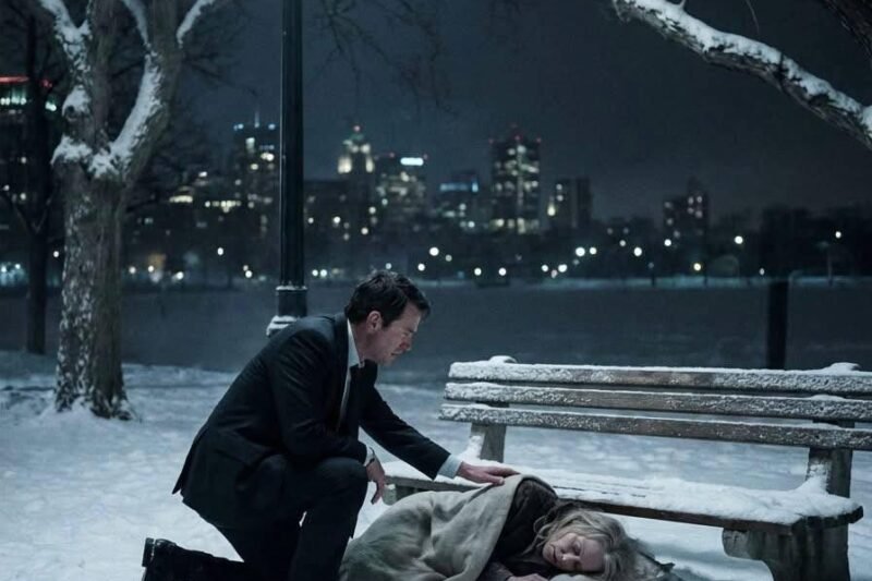 Hij Vuurde Haar Weg Omdat Ze Vijf Minuten Te Laat Was — Maar Toen Hij Haar Slapend Op Straat Zag Met De Ziekenhuisrekening Van Haar Moeder, Veranderde Alles