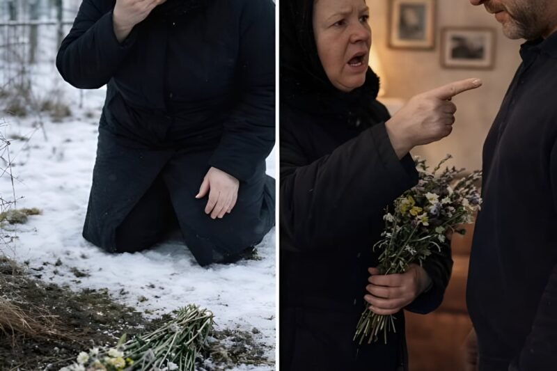 Ik zou alles doen wat ik vertelde mijn man en ik gingen naar zijn eerste vrouw in het graf, net bloem onderhandelen en antwoorden te vinden. Maar zodra de site online ging ik naar, bloemen slip hitte van het moment, wanneer het zal… 😨