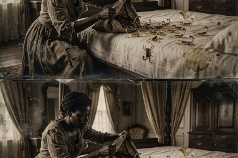 De slaaf die 50 gele schorpioenen verzamelde uit het bed in het Grote Huis: stille wraak!