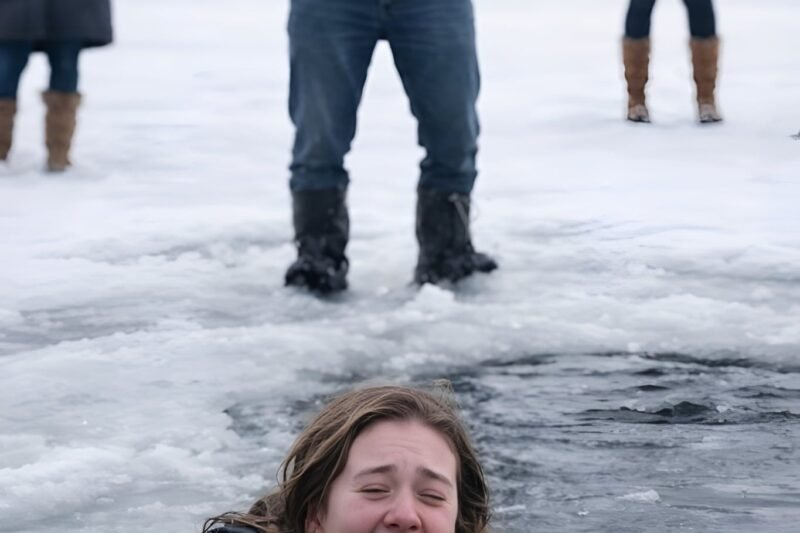 Mijn man en zijn familieleden duwden me opzettelijk in een ijskoud meer en besloten dat het een “grappige grap” zou zijn, hoewel ik hen meerdere keren had gevraagd dit niet te doen 😱