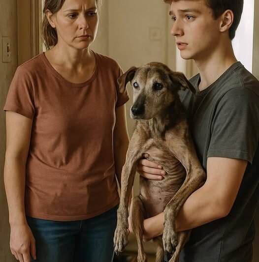 Toen Daniel een oude zwerfhond mee naar huis nam in plaats van de boodschappen, dacht ik dat hij zijn verstand kwijt was.