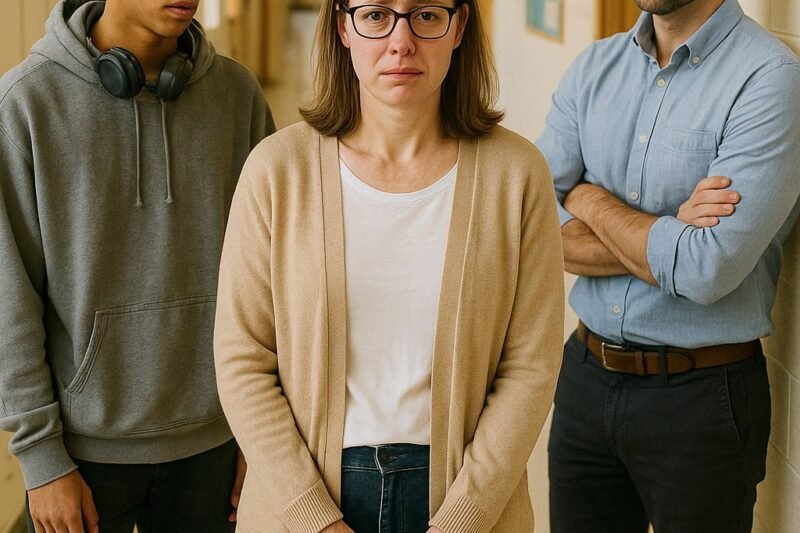 Mijn 38-jarige man verscheen onverwacht op de ouderavond en ontdekte dat ik al een 17-jarige zoon had.