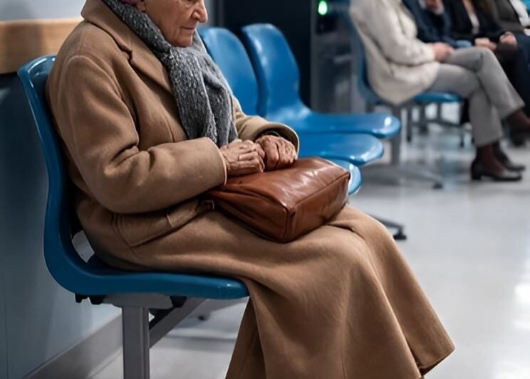 In de wachtkamer van het ziekenhuis werd er zachtjes gelachen om de oudere vrouw — totdat één vraag van de arts de hele ruimte stil deed vallen… 😱