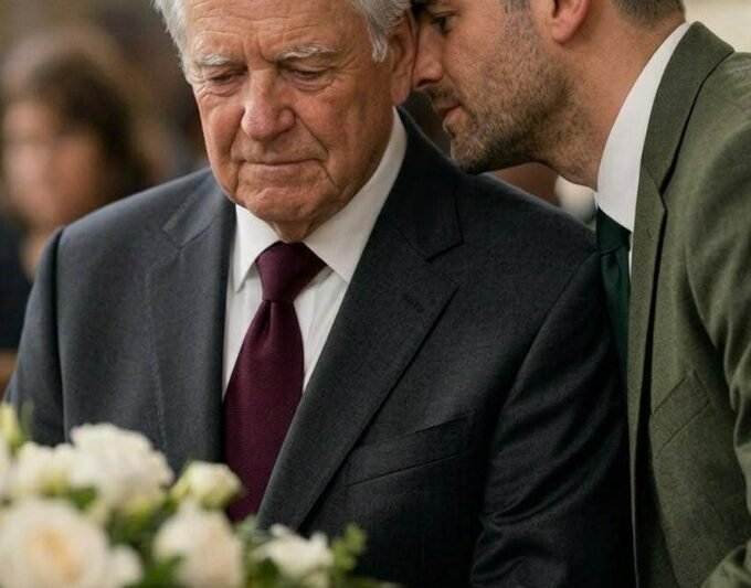 Op de begrafenis van mijn dochter boog mijn schoonzoon zich naar me toe en fluisterde: “Je hebt 24 uur om mijn huis te verlaten.” Ik hield zijn blik vast, glimlachte zonder een woord te zeggen, pakte die nacht één kleine tas en vertrok zonder afscheid te nemen—zeven dagen later ging zijn telefoon…🤔🤔🤔