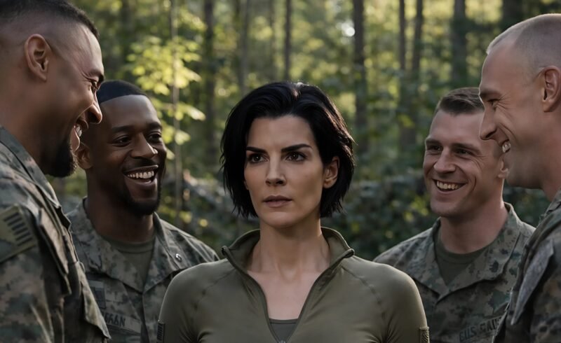 De soldaten lachten een jonge vrouwelijke rekruut uit in het boskamp, overtuigd dat een “simpel meisje” nooit naast hen kon staan… maar één enkele daad van haar bracht iedereen tot een ijzige stilte 😨😲