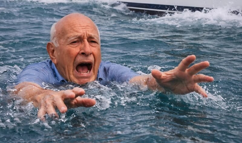 Zijn eigen kinderen duwden hun 70-jarige vader in zee om sneller aan de erfenis te komen… ze dachten dat alles diezelfde dag voorbij zou zijn.