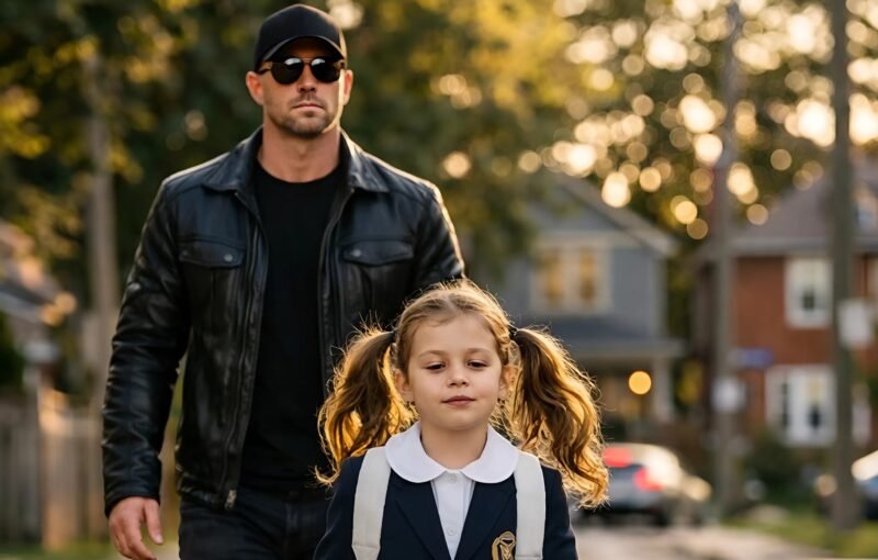 Een 7-jarig meisje merkte na school dat een vreemde man haar volgde… maar in plaats van weg te rennen of te gillen, deed ze iets totaal onverwachts 😲🫣