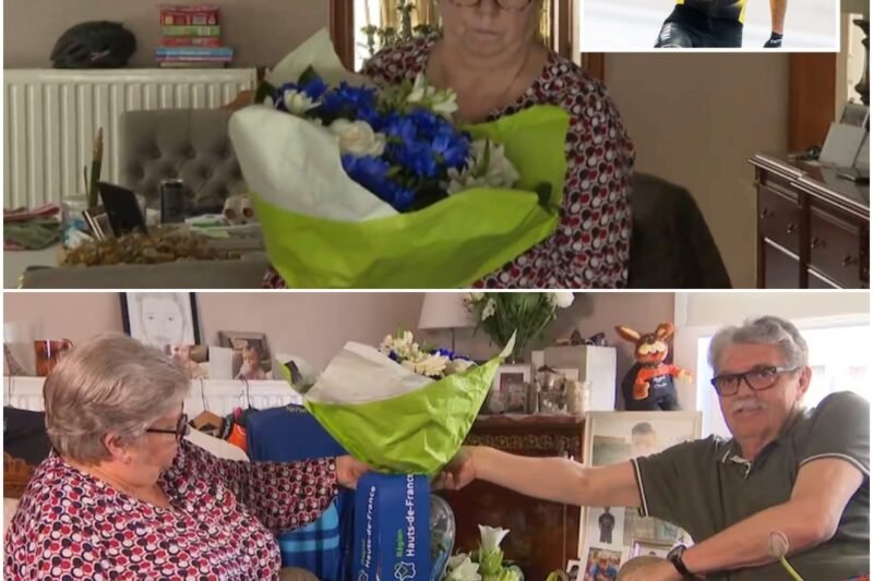 Ouders van overleden renner Michael Goolaerts krijgen overwinningsboeket Van Aert: “De cirkel is nu rond”