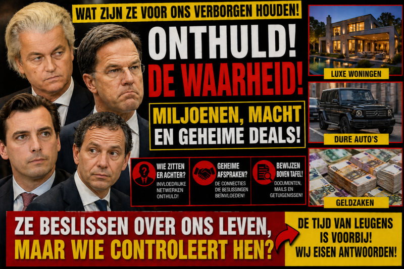 DE WAARHEID ONTHULD! – Macht, geld en verborgen connecties