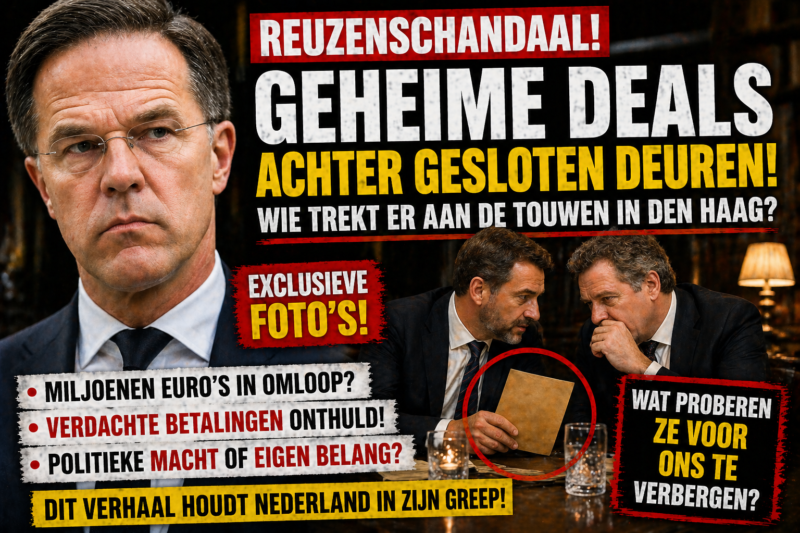 ENORM SCHANDAAL! GEHEIME DEALS ONTHULD!