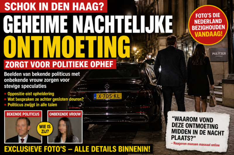 SCHOK IN DEN HAAG? Geheime nachtelijke ontmoeting zorgt voor politieke ophef
