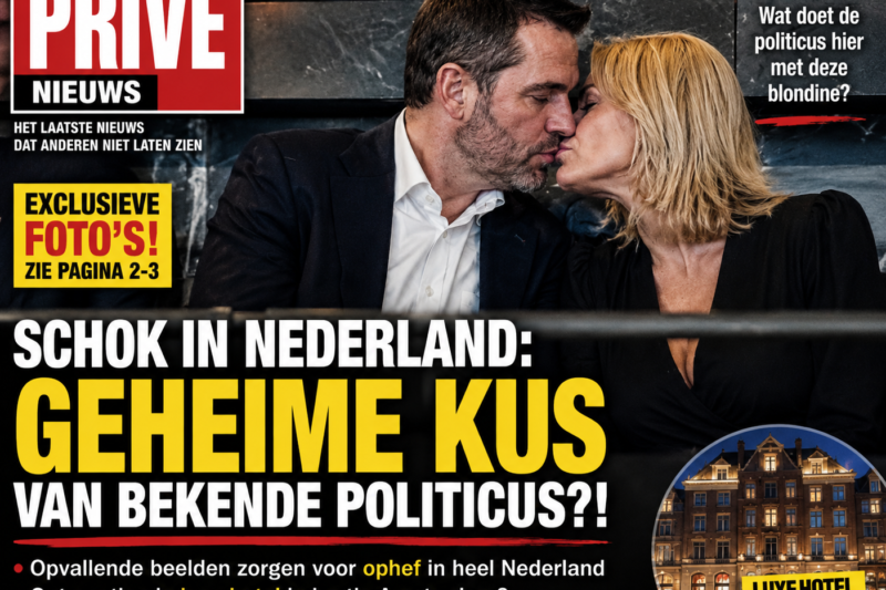 SCHOK IN NEDERLAND: Geheime kus van bekende politicus?!
