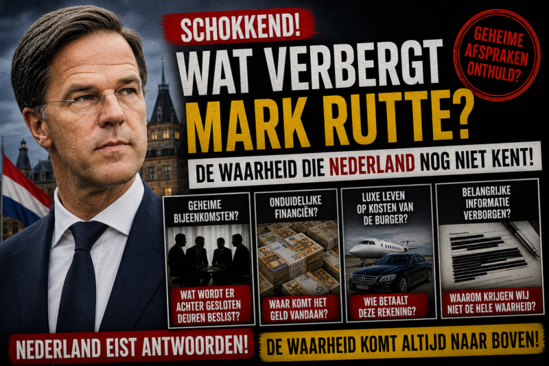 NIEUW SCHANDAAL? WAT WORDT ER VERBORGEN?