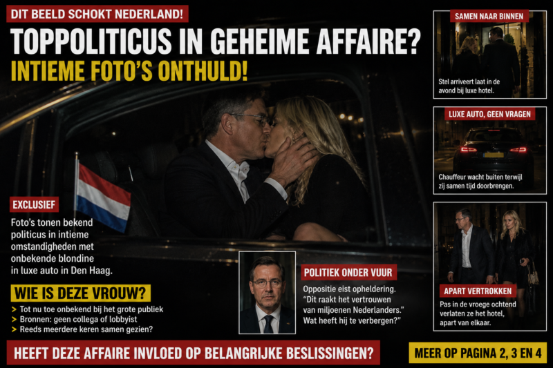 TOPPOLITICUS IN GEHEIME AFFAIRE?