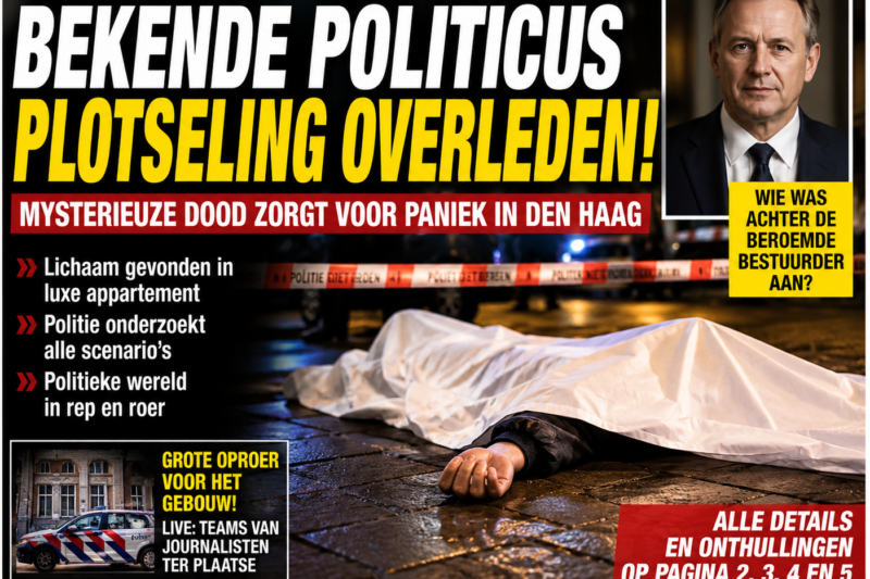 NEDERLAND IN SHOCK NA MYSTERIEUZE DOOD!