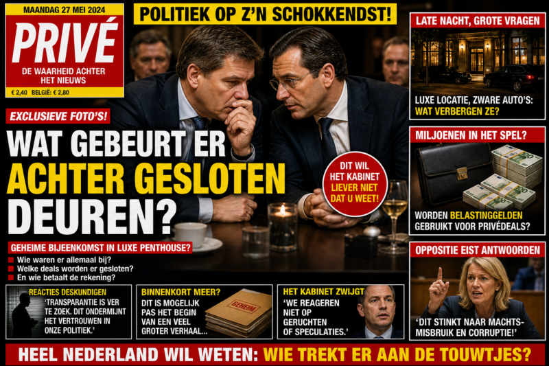 POLITIEK SCHANDAAL! GEHEIME AFSPRAKEN ONTHULD!