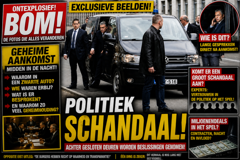 POLITIEK SCHANDAAL! GEHEIME AANKOMST ZORGT VOOR OPSCHUDDING!