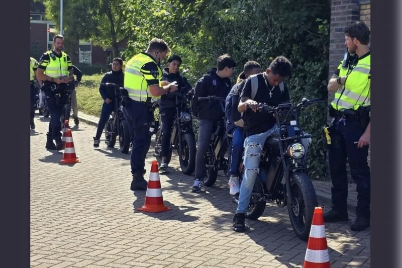 Politie pakt fatbike-rijders hard aan in Ede
