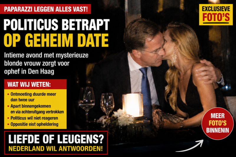POLITICUS BETRAPT OP GEHEIM DATE: Foto’s zorgen voor opschudding in Den Haag