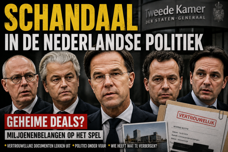 SCHANDAAL IN DEN HAAG!
