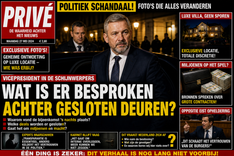 POLITIEK SCHANDAAL! GEHEIME DEALS ONDER DE RADAR?