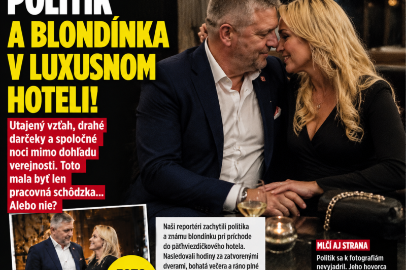 ŠOKUJÚCE ODHALENIE: Politik a blondínka v luxusnom hoteli!
