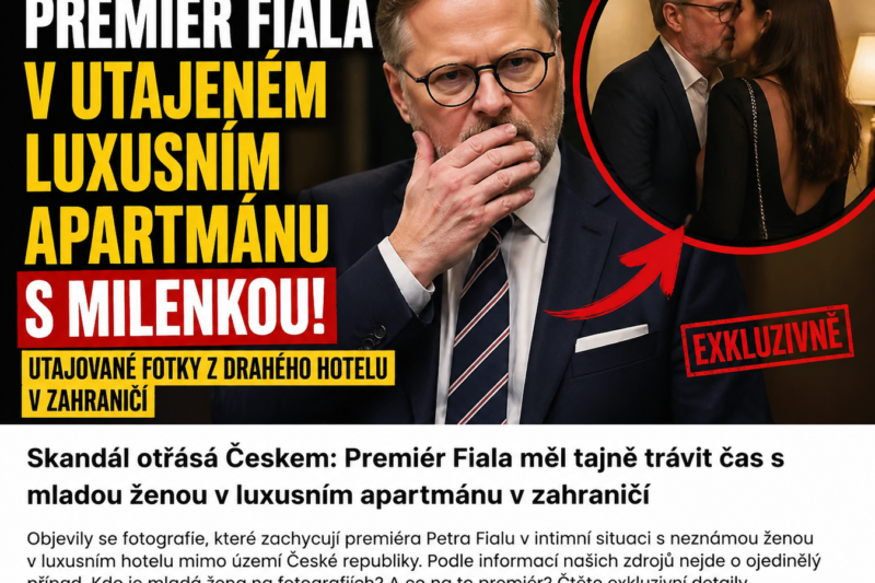 “Český premiér v centru skandálu: obvinění z tajné aféry s mladou ženou”