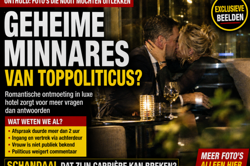 GEHEIME MINNARES VAN TOPPOLITICUS? Foto’s uit luxe hotel veroorzaken politieke storm
