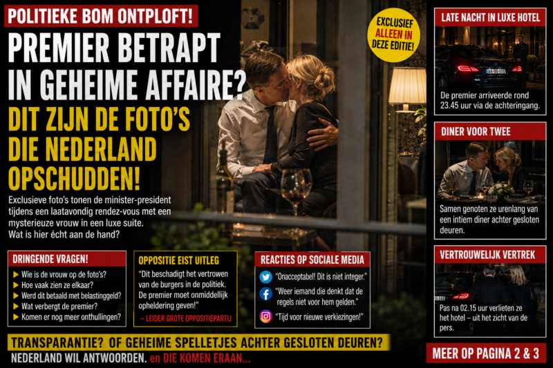 Geheime nachtelijke ontmoeting van premier zorgt voor enorme ophef
