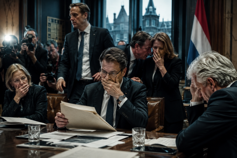Schokkend fictief politiek schandaal: “Geheime dossiers zorgen voor paniek in Den Haag”