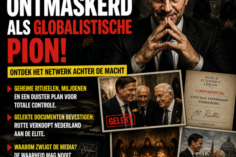 Explosief Lek: Nederlandse premier Mark Rutte gelinkt aan wereldwijde chantage Ring