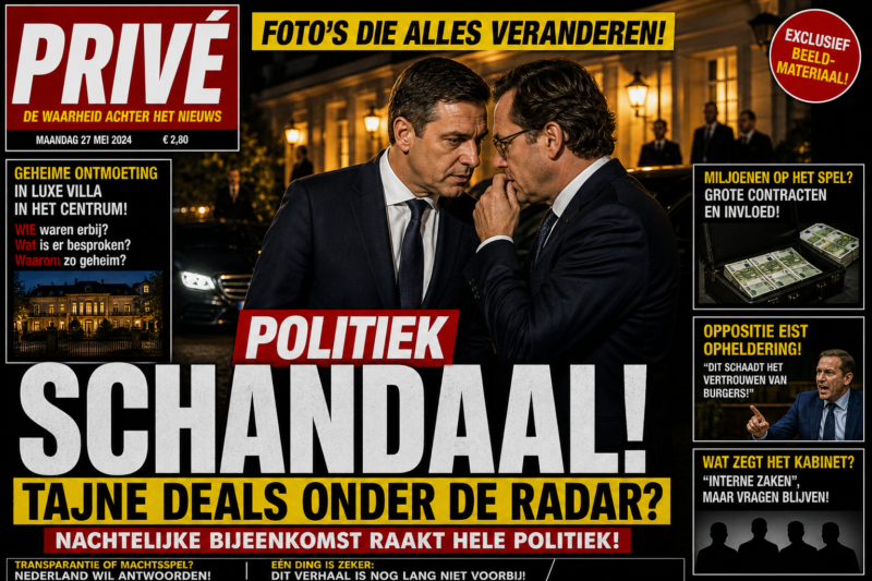 POLITIEK SCHANDAAL! GEHEIME DEALS ONDER DE RADAR?