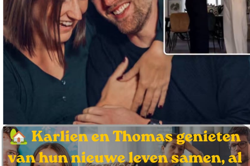 Karlien uit ‘Blind getrouwd’ eerlijk over samenwonen met Thomas: “Er zijn al traantjes gevloeid”