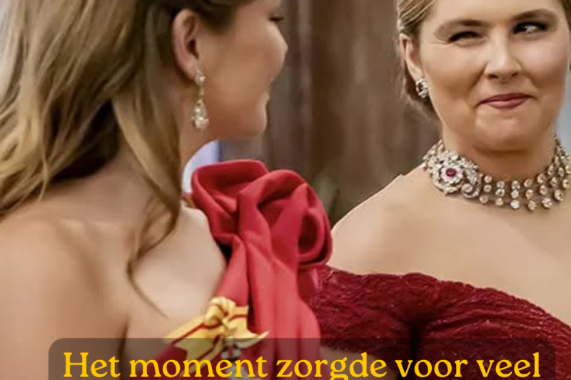 Kroonprinses Amalia fungeert tijdens het feest als beschermengel van prinses Ariane.