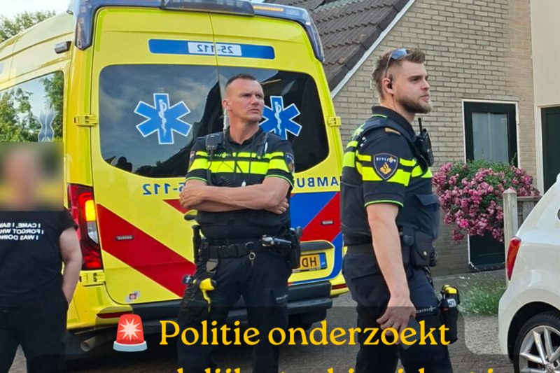 Politie zoekt verdachte na vermoedelijk steekincident
