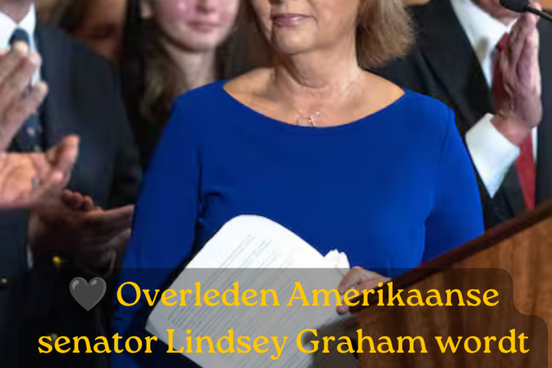 Overleden Amerikaanse senator Lindsey Graham wordt vervangen door zijn zus