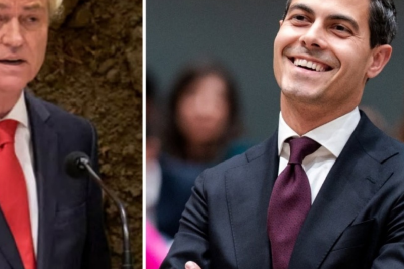 Wilders Ontkent Boosheid en Defendeert Coalitiecompromis in Kamerdebat.